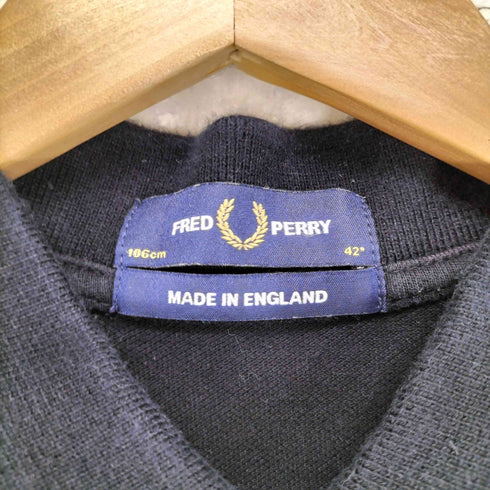フレッドペリー FRED PERRY MADE IN ENGLAND 月佳樹刺繍ポロシャツ メンズ  42